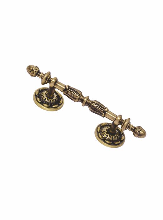 H-006 | Modern Brass Knobs and Handles |  Drawer Pull | Sleek Wardrobe & Furniture Brass Knobs and Handles