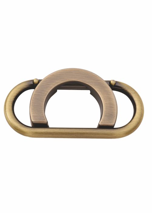 SFH-A318 | Modern Square Cabinet Knob | Golden Finish Zinc Drawer Pull | Sleek Wardrobe & Furniture Handle