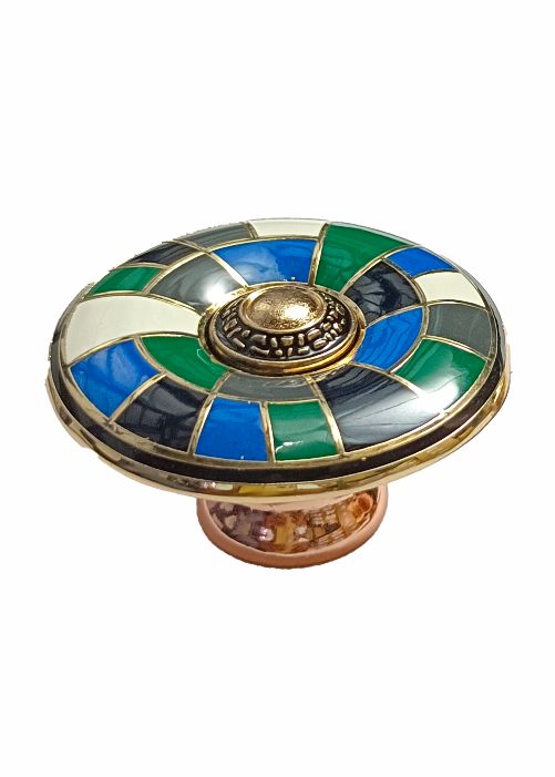 E-103B | Modern Ceramic Painted Cabinet Knob | Ceramic Painted Drawer Pull | Sleek Wardrobe & Furniture Handle