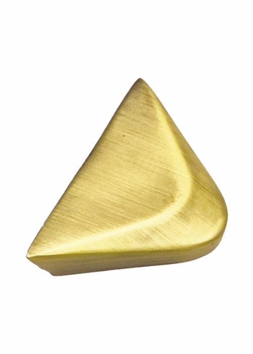 SFH-Z102 | Modern Square Cabinet Knob | Golden Finish Zinc Drawer Pull | Sleek Wardrobe & Furniture Handle