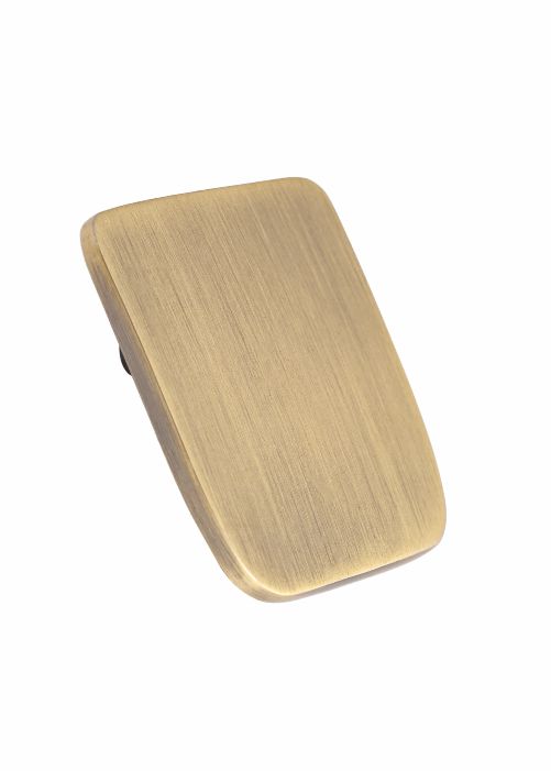 SFH-A326 | Modern Square Cabinet Knob | Golden Finish Zinc Drawer Pull | Sleek Wardrobe & Furniture Handle