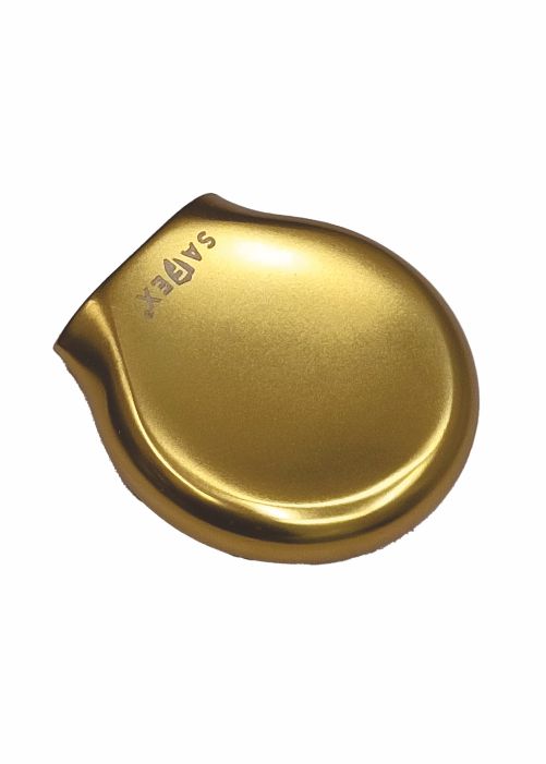 SFH-A333 | Modern Square Cabinet Knob | Golden Finish Zinc Drawer Pull | Sleek Wardrobe & Furniture Handle